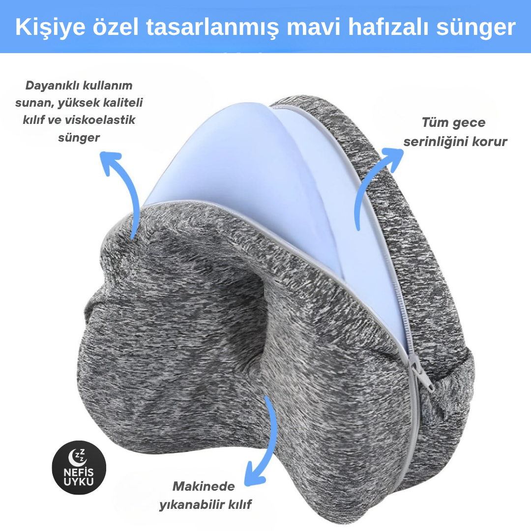 NefisUyku™️ Bacak Arası Hizalama Yastığı