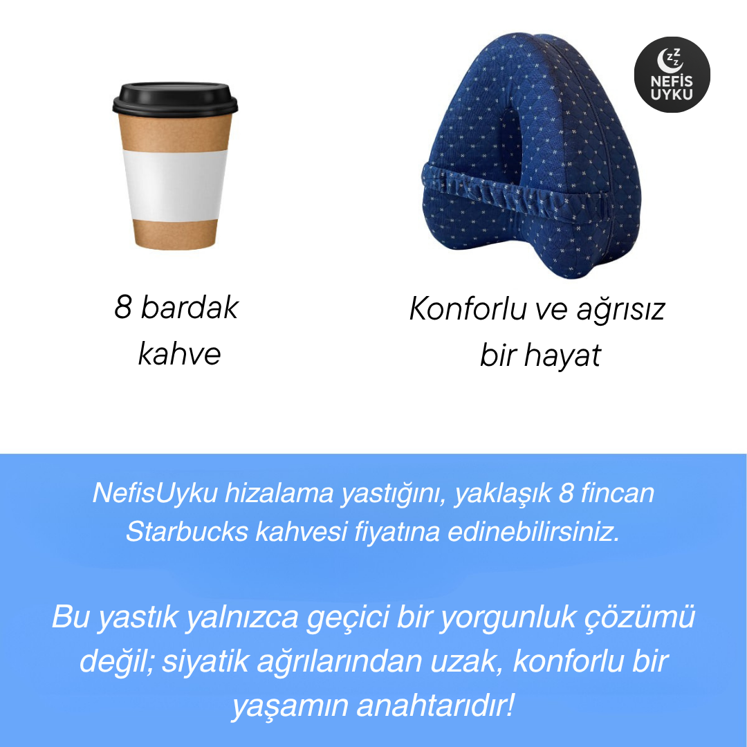 NefisUyku™️ Bacak Arası Hizalama Yastığı