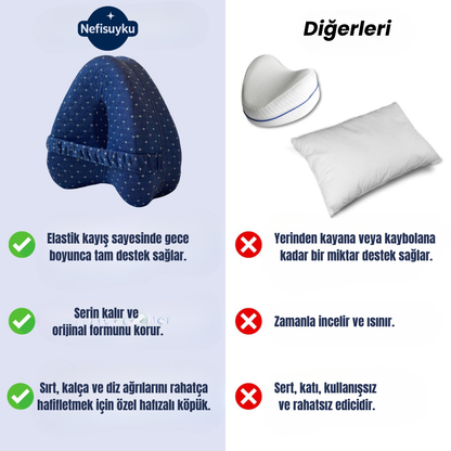 NefisUyku™️ Bacak Arası Hizalama Yastığı